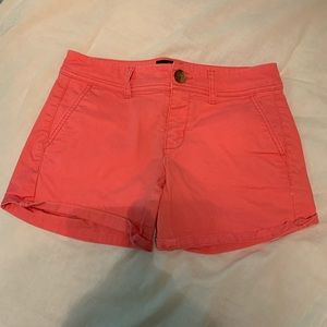 Size 0 American Eagle pink midi khaki shorts